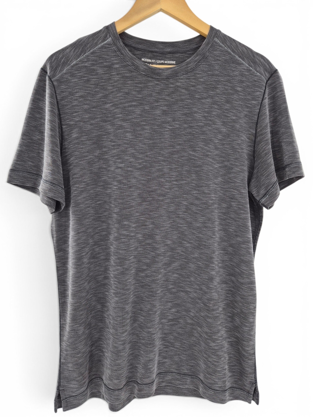 Denver Hayes Modern Fit Modal Blend‎ Gray T-Shirt Men's Med Golf Athleisure Soft